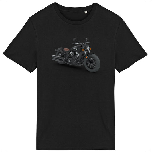 T-shirt noir manches courtes I just need an Indian