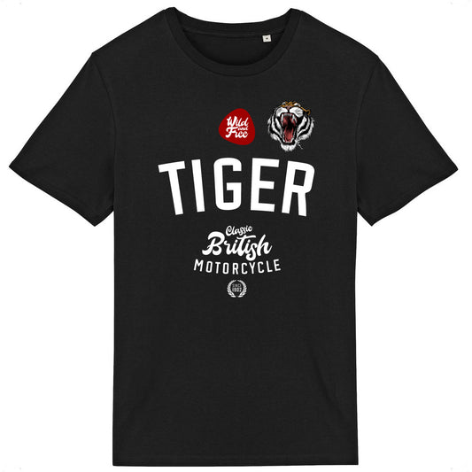 T-shirt manches courtes British Motorcycle • Tiger
