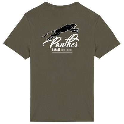 Auto Pop • T-shirt kaki Citroën Panther Garage face et dos