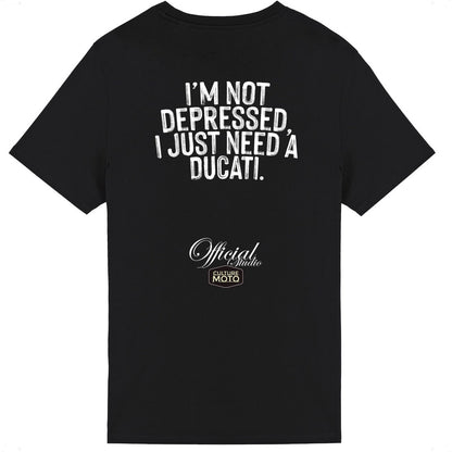 T-shirt noir manches courtes I just need a Ducati