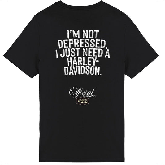 T-shirt noir manches courtes I just need a Harley-Davidson