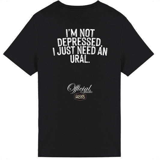 T-shirt noir manches courtes I just need a Ural