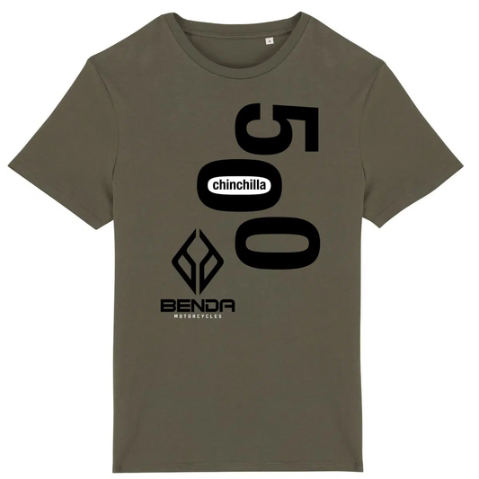 T-shirt kaki manches courtes Benda Chinchilla 500
