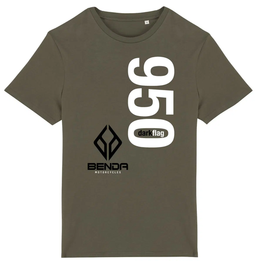 T-shirt kaki manches courtes Benda Darkflag 950