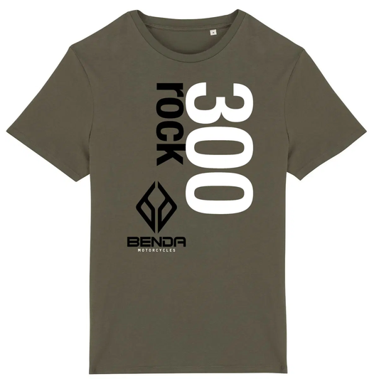 T-shirt kaki manches courtes Benda Rock 300