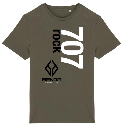 T-shirt kaki manches courtes Benda Rock 707