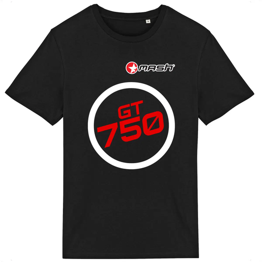 T-shirt noir manches courtes Mash Motorcycles GT 750