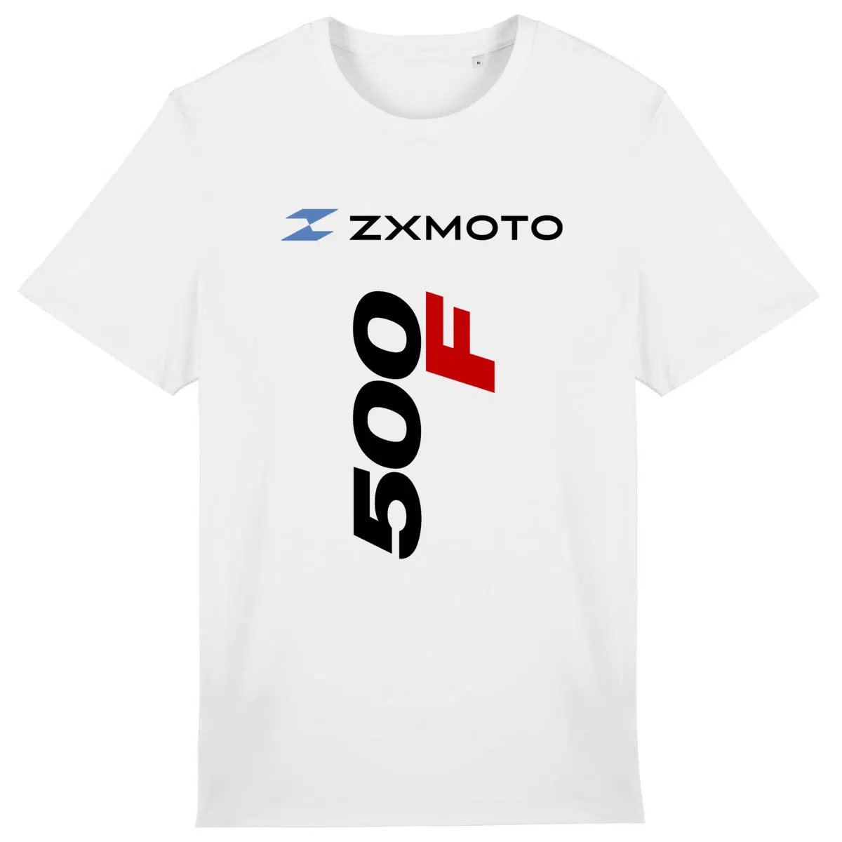 T-shirt blanc manches courtes ZXMOTO 500 F