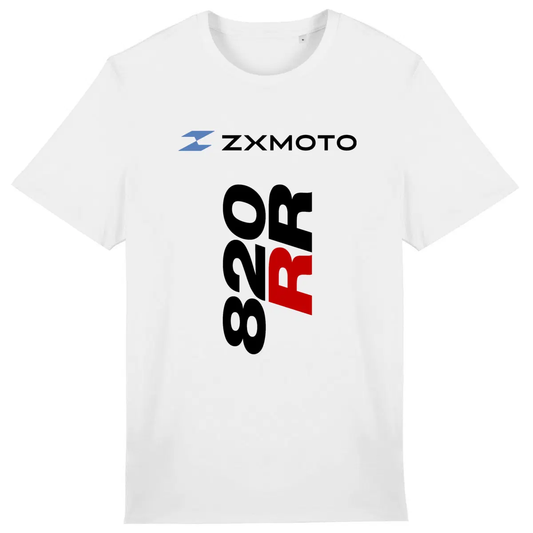 T-shirt blanc manches courtes ZXMOTO 820 RR