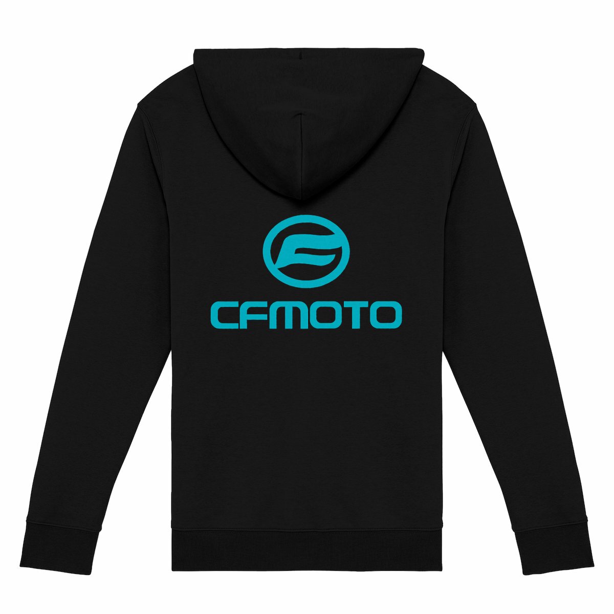 Sweat-shirt noir zippé CF Moto