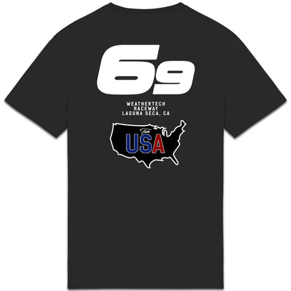 T-shirt noir manches courtes Harley-Davidson #69