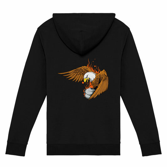 Sweat-shirt noir zippé Harley-Davidson