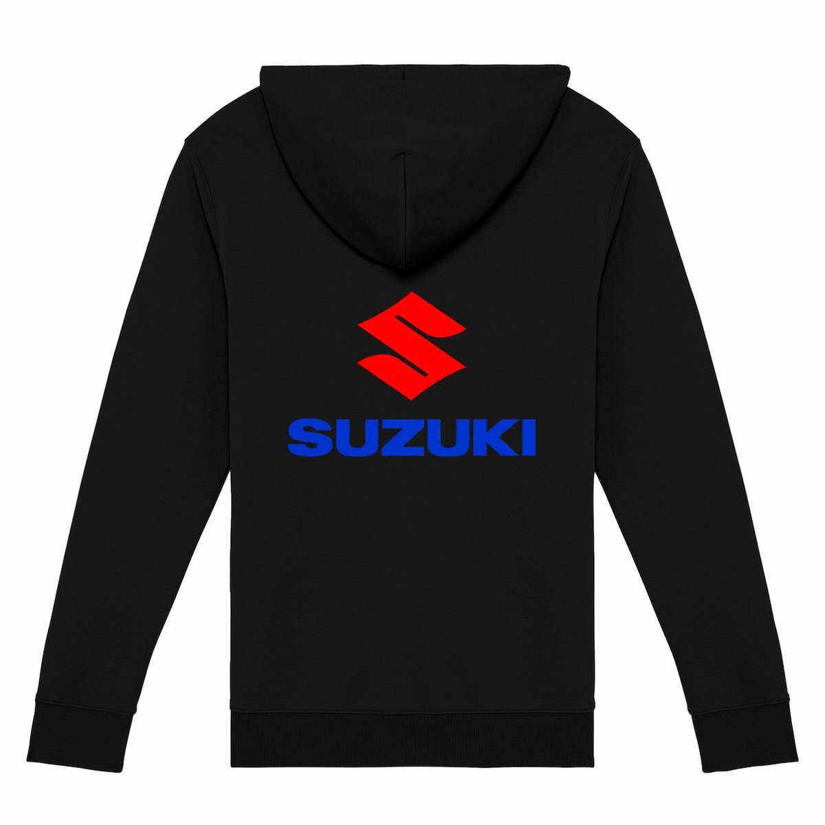 Sweat-shirt noir zippé Suzuki