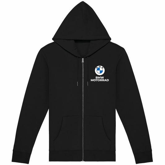 Sweat-shirt noir zippé BMW Motorrad