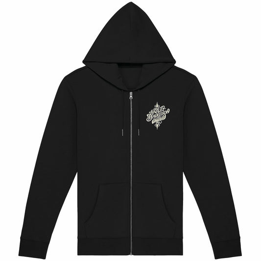 Sweat-shirt noir zippé Harley-Davidson