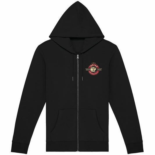Sweat-shirt noir zippé Indian Motorcycle