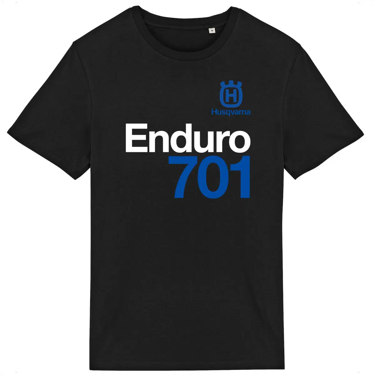 T-shirt noir manches courtes Husqvarna 701 Enduro