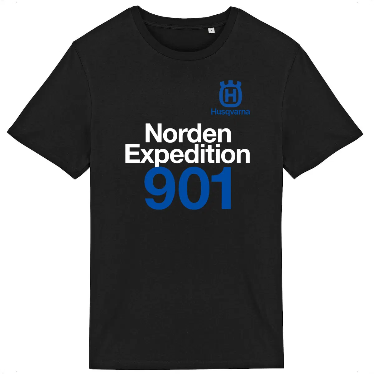 T-shirt noir manches courtes Husqvarna Norden 901 Expedition