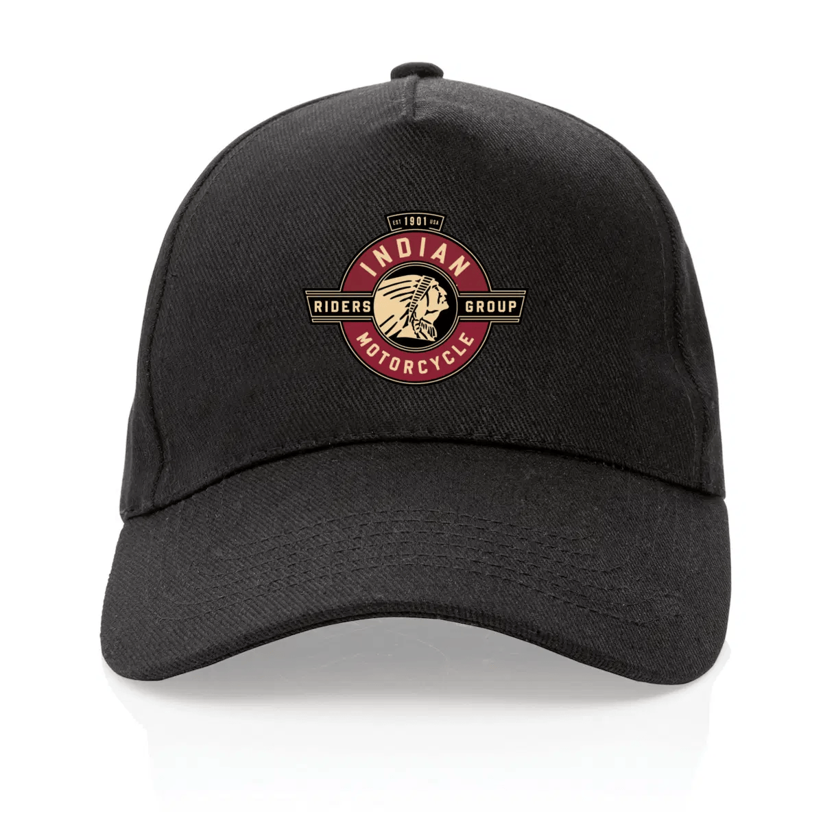 Casquette noire Indian Riders Group - Culture Moto