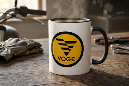 Mug blanc brillant en céramique • Voge