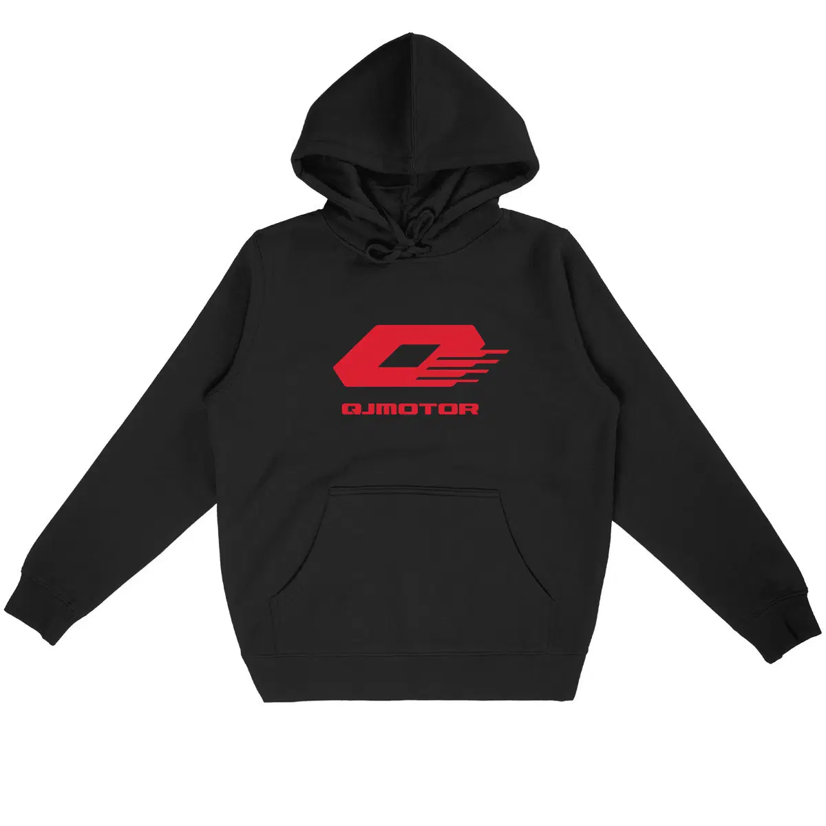 Sweat-shirt à capuche, hoodie noir QJ Motor