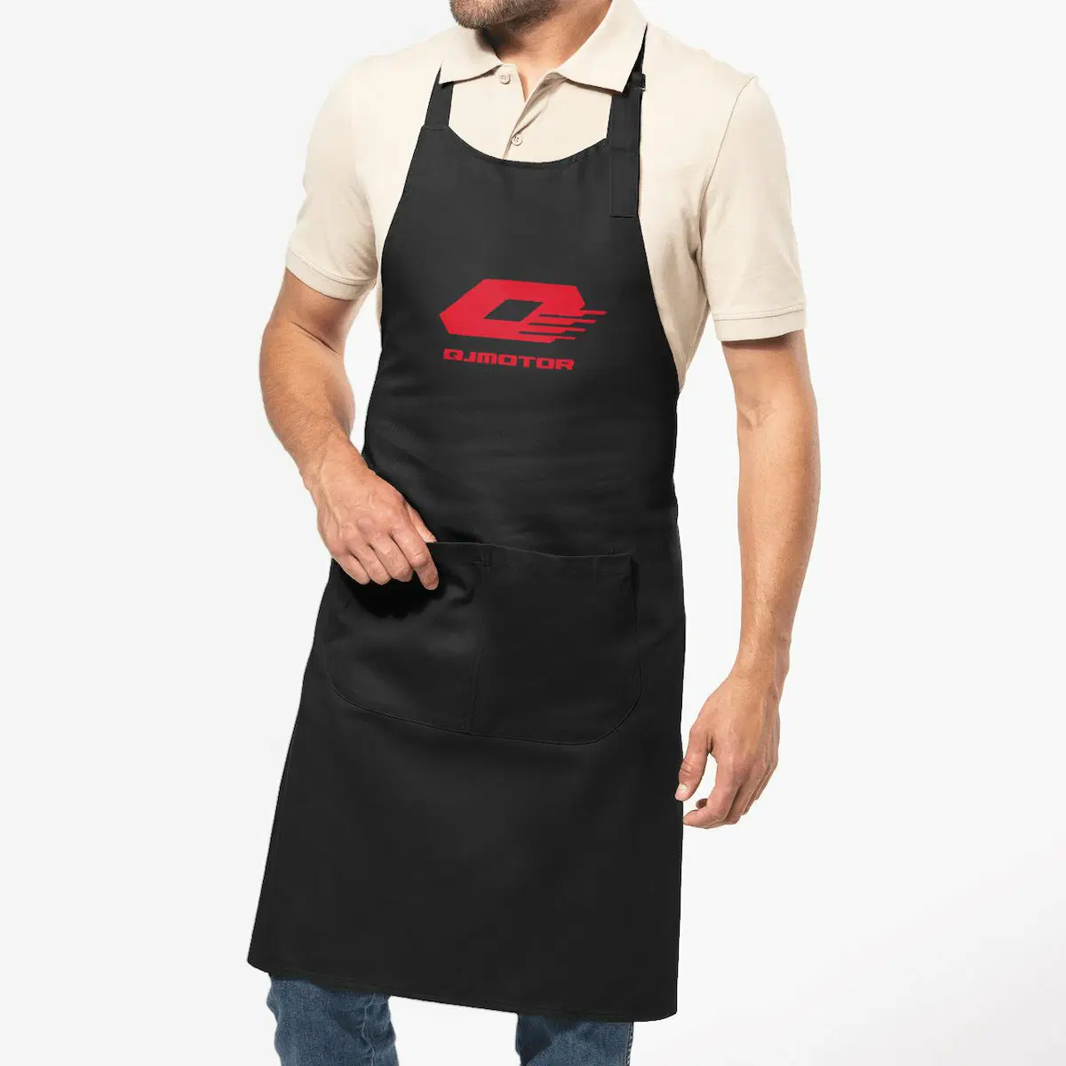 Tablier de cuisine noir QJ Motor