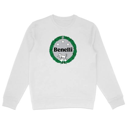 Sweat-shirt blanc Benelli