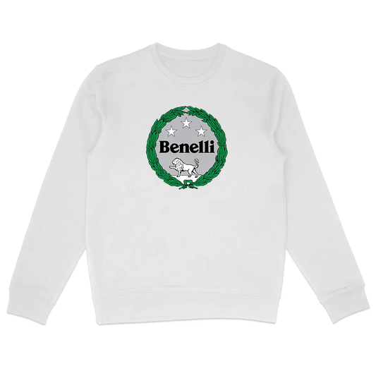 Sweat-shirt blanc Benelli