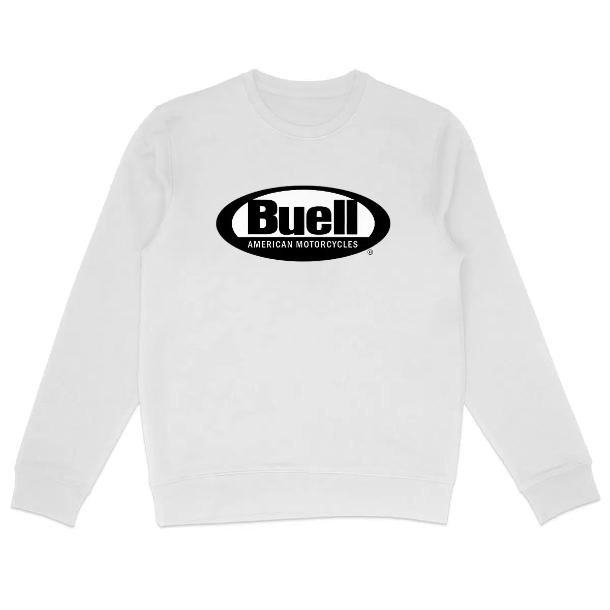 Sweat-shirt blanc Buell Motorcycles