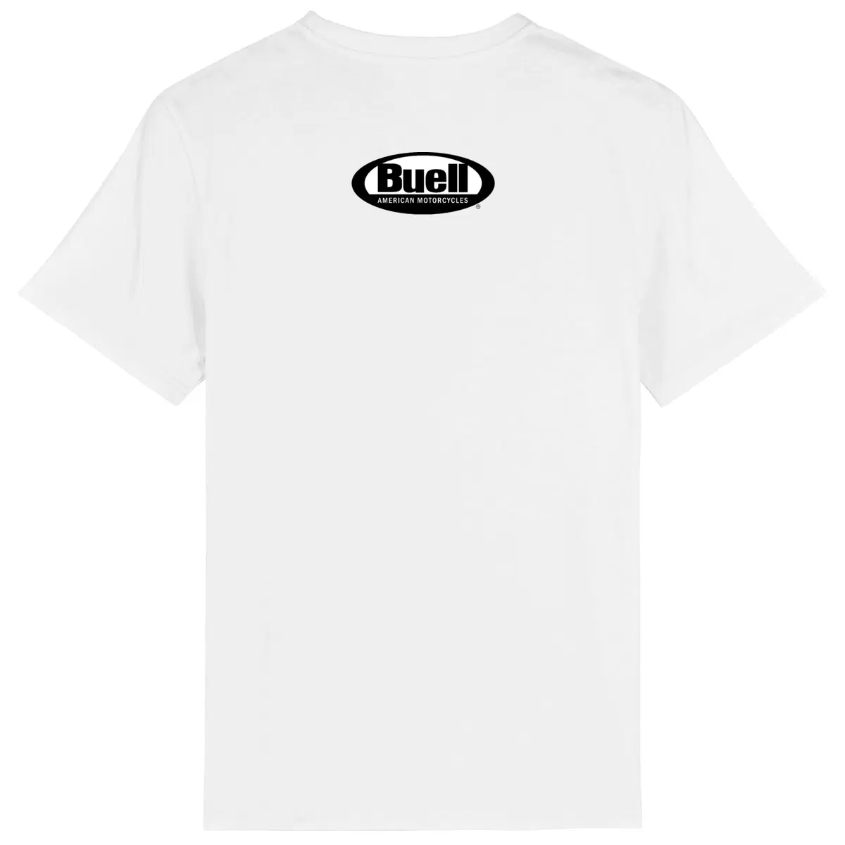 T-shirt unisexe Buell Motorcycles Super Cruiser face et dos • Vêtement coton bio • Culture Moto