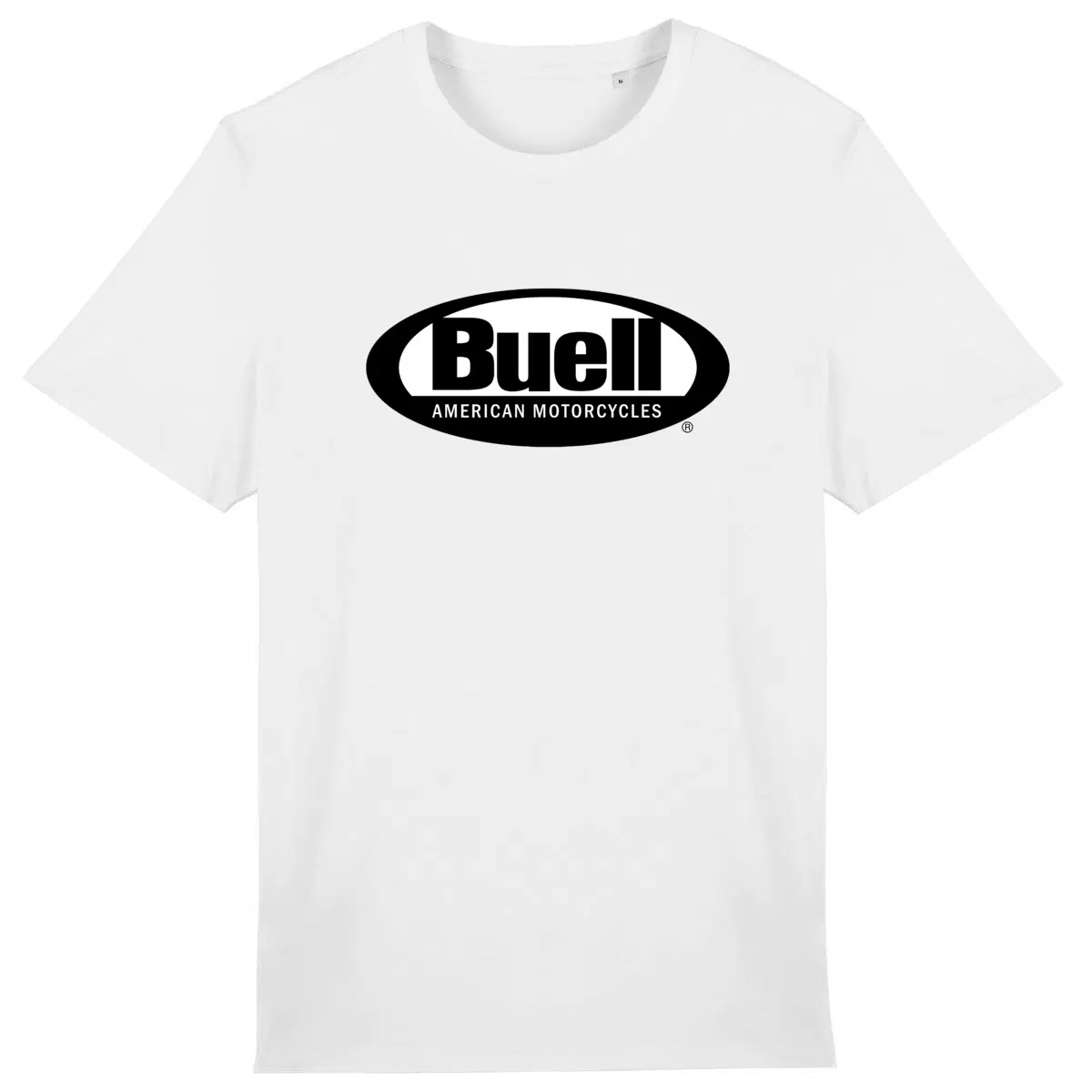 T-shirt unisexe Buell Motorcycles face et dos • Vêtement coton bio • Culture Moto