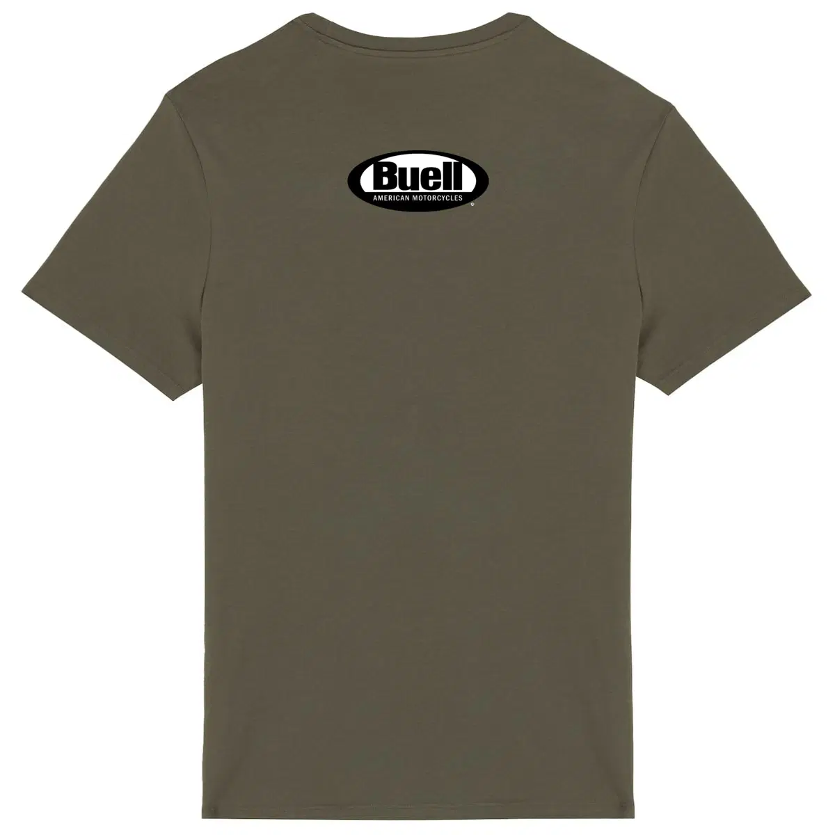 T-shirt unisexe Buell Motorcycles Super Cruiser face et dos • Vêtement coton bio • Culture Moto
