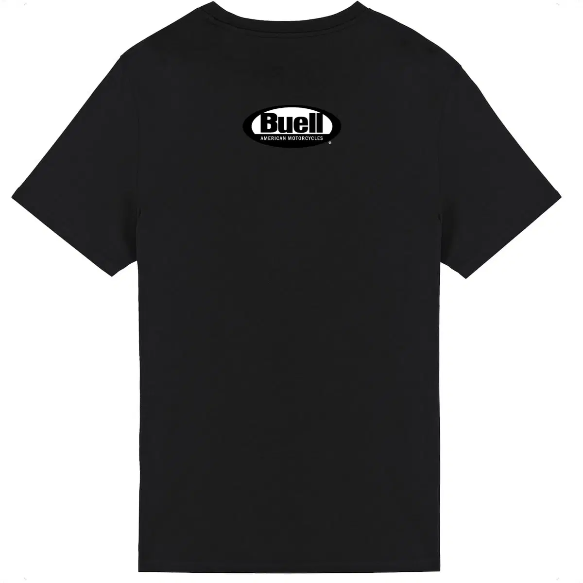 T-shirt unisexe Buell Motorcycles Super Cruiser face et dos • Vêtement coton bio • Culture Moto