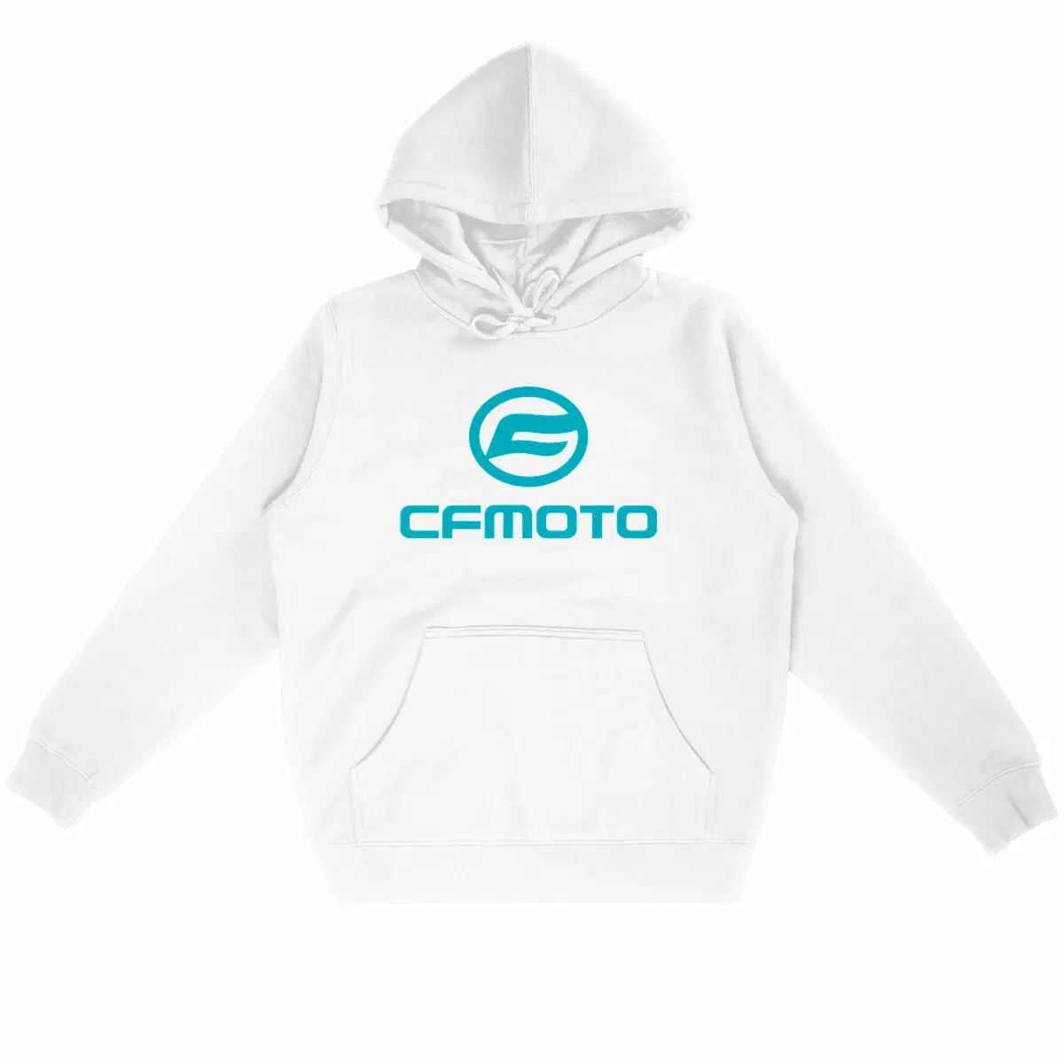 Sweat-shirt à capuche, hoodie blanc CFMoto