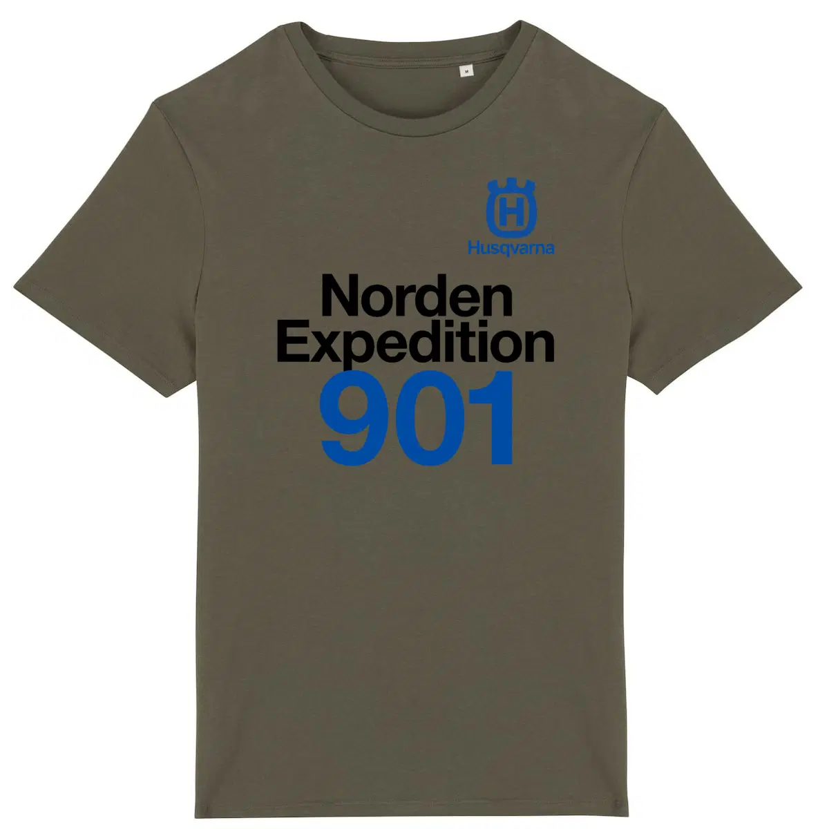 T-shirt kaki manches courtes Husqvarna Norden 901 Expedition