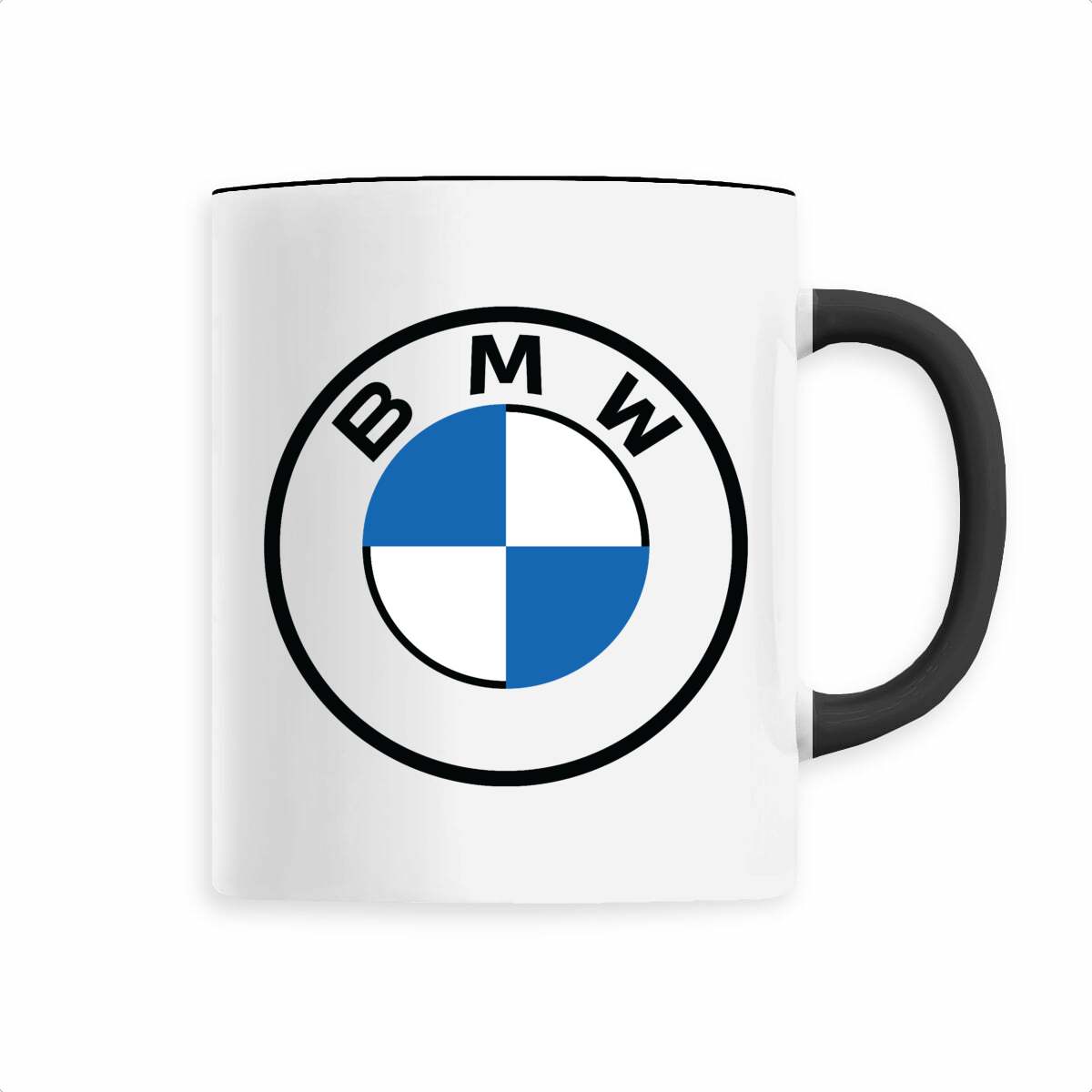 Mug blanc brillant en céramique • BMW