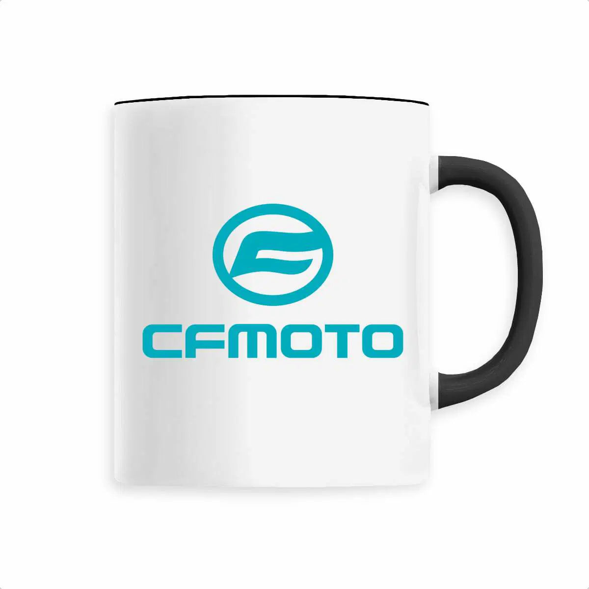 Mug blanc brillant en céramique • CFMoto