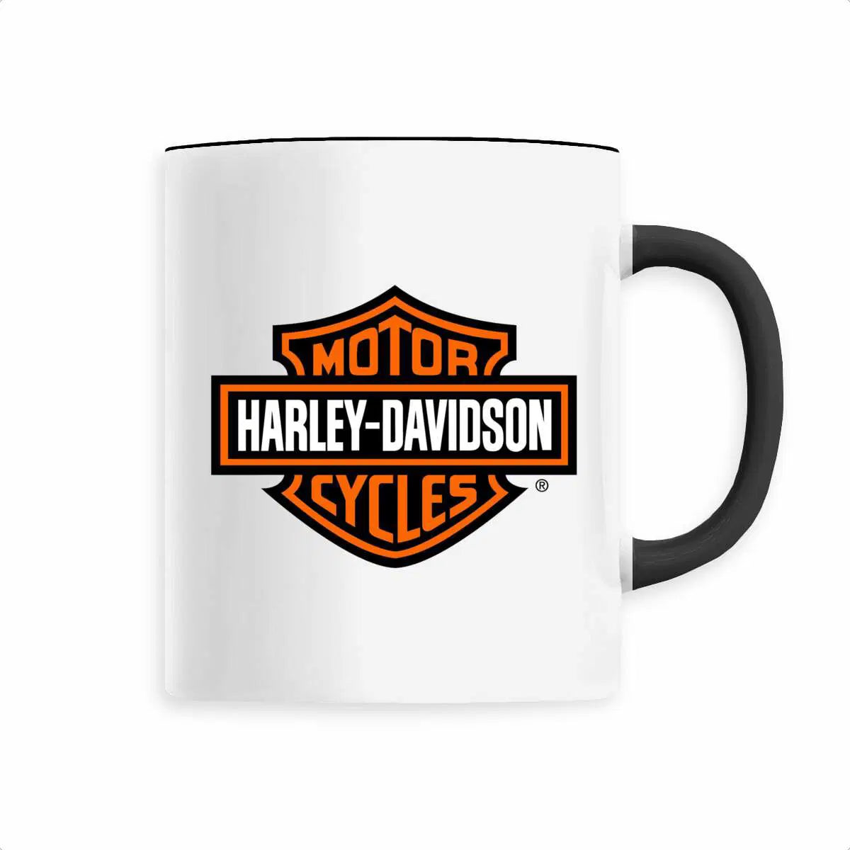 Mug blanc brillant en céramique • Harley-Davidson