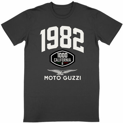 T-shirt noir manches courtes Moto Guzzi 1000 California II