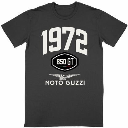 T-shirt noir manches courtes Moto Guzzi 850 GT