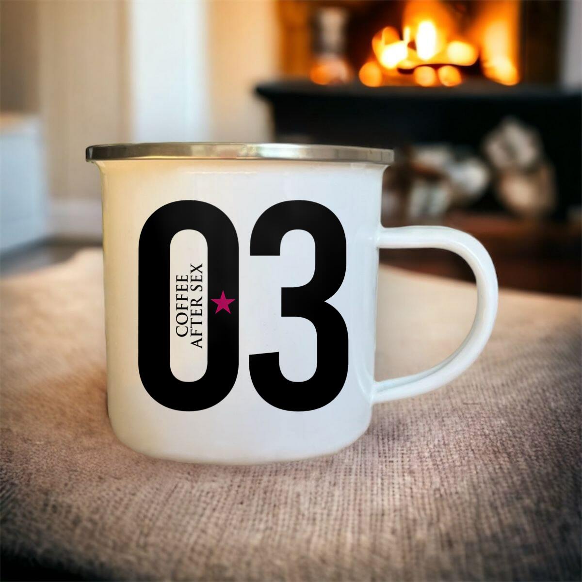 Mug émaillé 03 Coffee after sex
