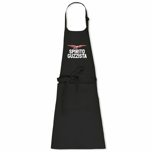 Tablier de cuisine noir Spirito Guzzista